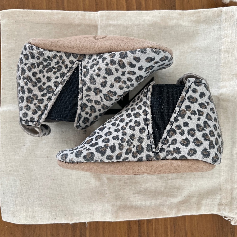 Freshly Picked Micro Leopard Chelsea Boot - Size 2 - NWT